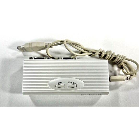 PC to Video EZ Grandtec USA GEZ-1000 Converter Box With Cord Tested - Picture 3 of 8